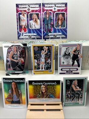 Sabrina Ionescu w/ Cameron Brink WNBA Liberty/Sparks lot of 8